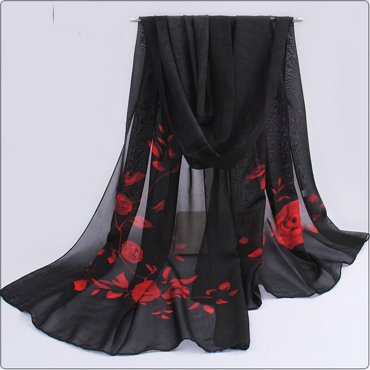 1pcs Chiffon Scarf Simple Eleg - Beach Towel Large avis et prix