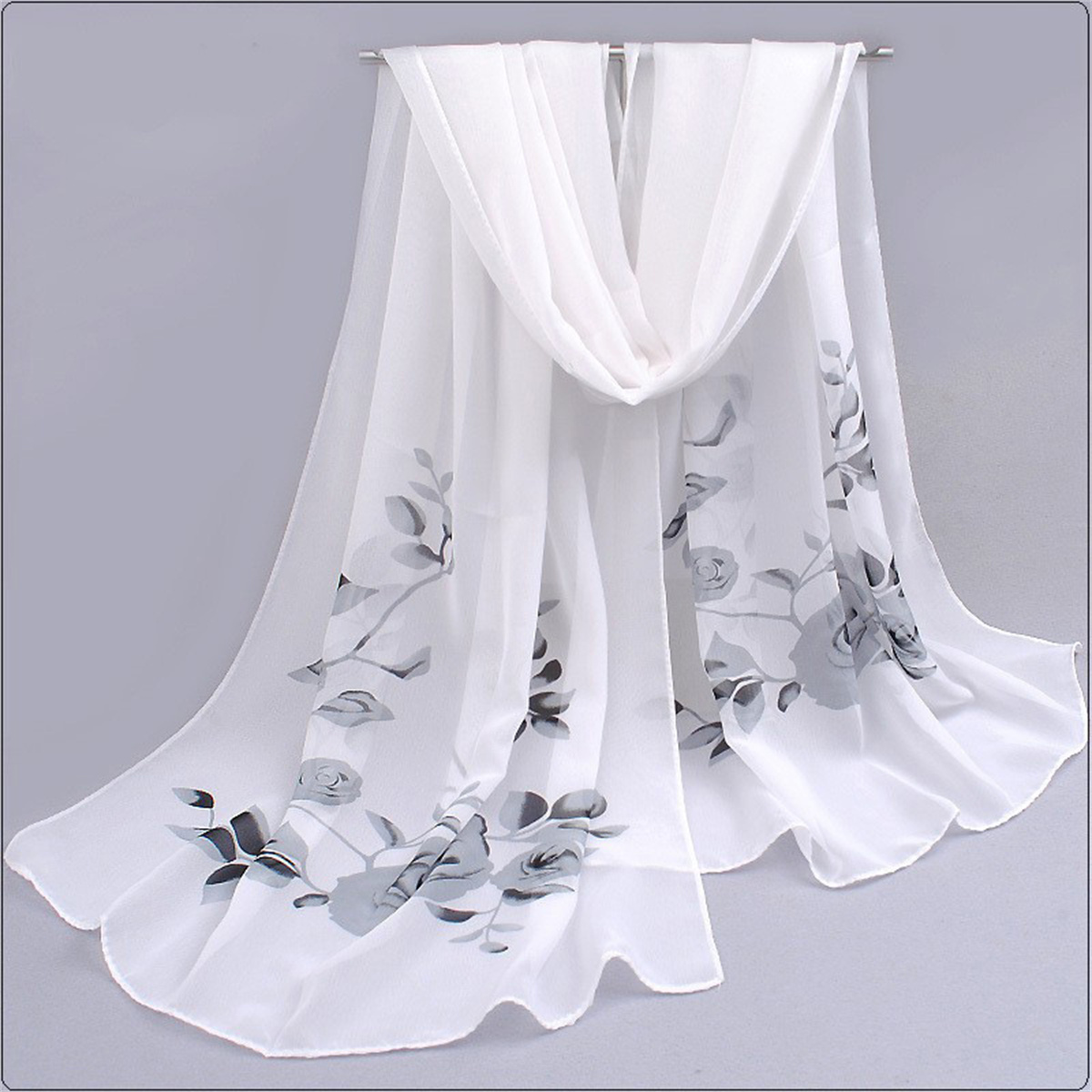 1pcs Chiffon Scarf Simple Eleg - Beach Towel Large avis et prix