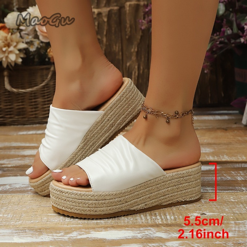 Women's Ruched Espadrille Wedg - Espadrille Slip On avis et prix