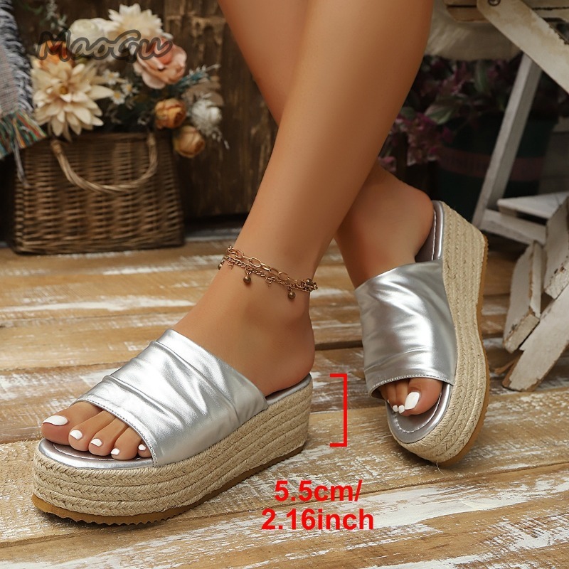 Women's Ruched Espadrille Wedg - Espadrille Slip On avis et prix