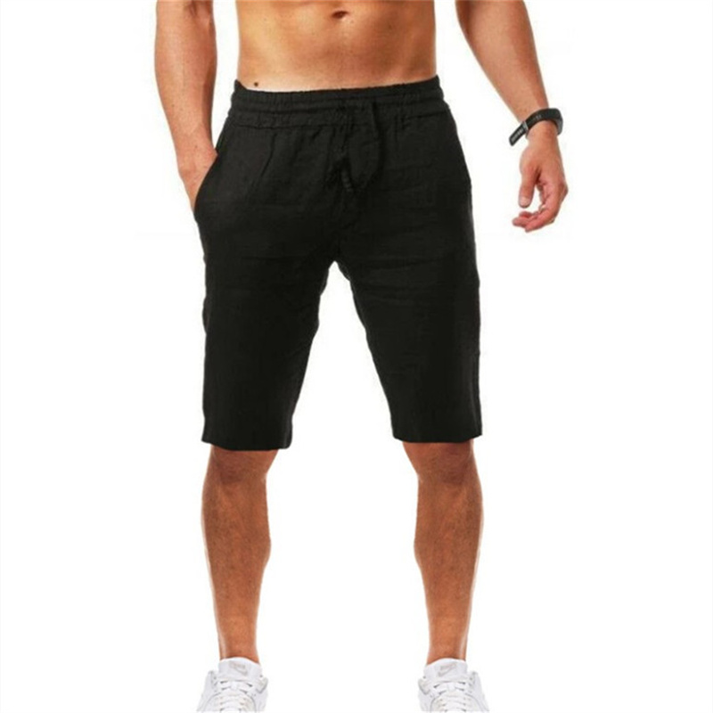 2026 Summer Men's Shorts Cotto - Short Linen Drawstring avis et prix
