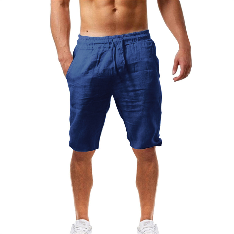 2026 Summer Men's Shorts Cotto - Short Linen Drawstring avis et prix