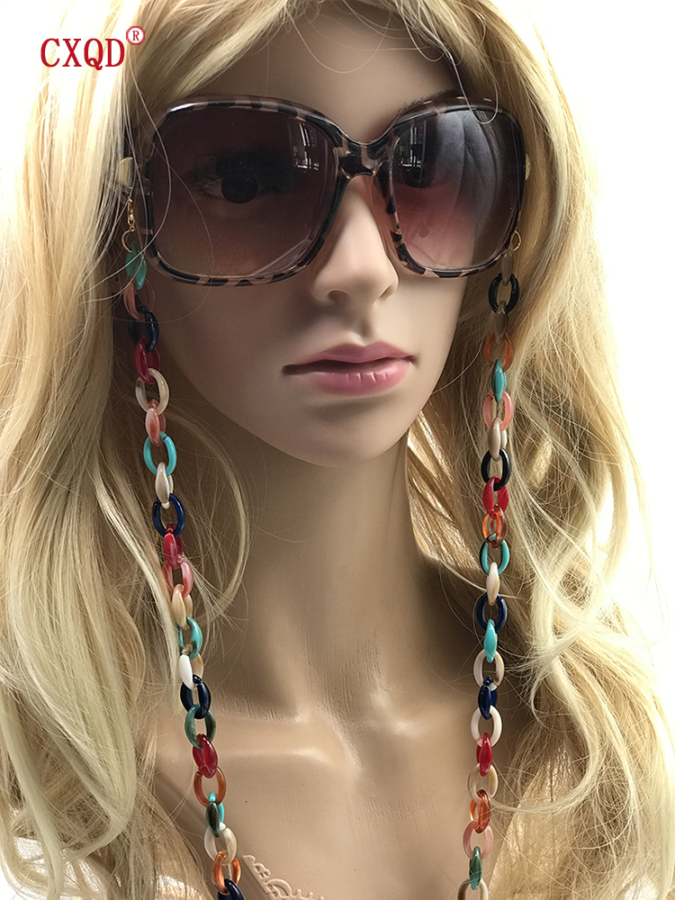 Fashion Women Acrylic Eyeglass - Sunglass Retainer Cord avis et prix