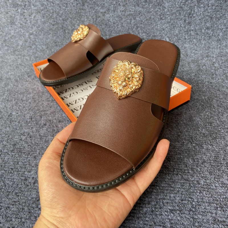 size 38-48 original shoes bran - Flip Flop Leather Men avis et prix