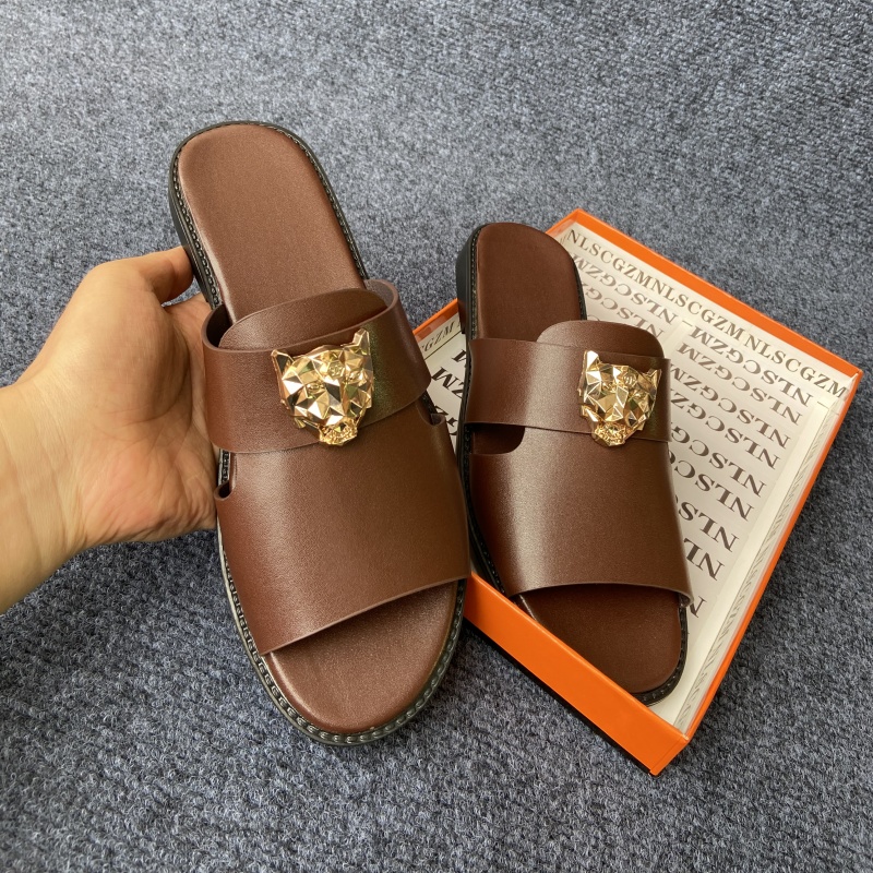 size 38-48 original shoes bran - Flip Flop Leather Men avis et prix