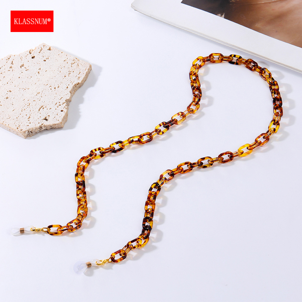 KLASSNUM Multicolor Brown Acry - Sunglass Retainer Cord avis et prix