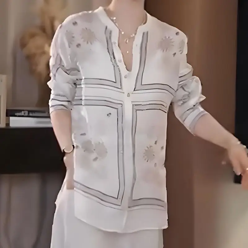 Women New Design Loose Tempera - Resort Shirt Floral avis et prix
