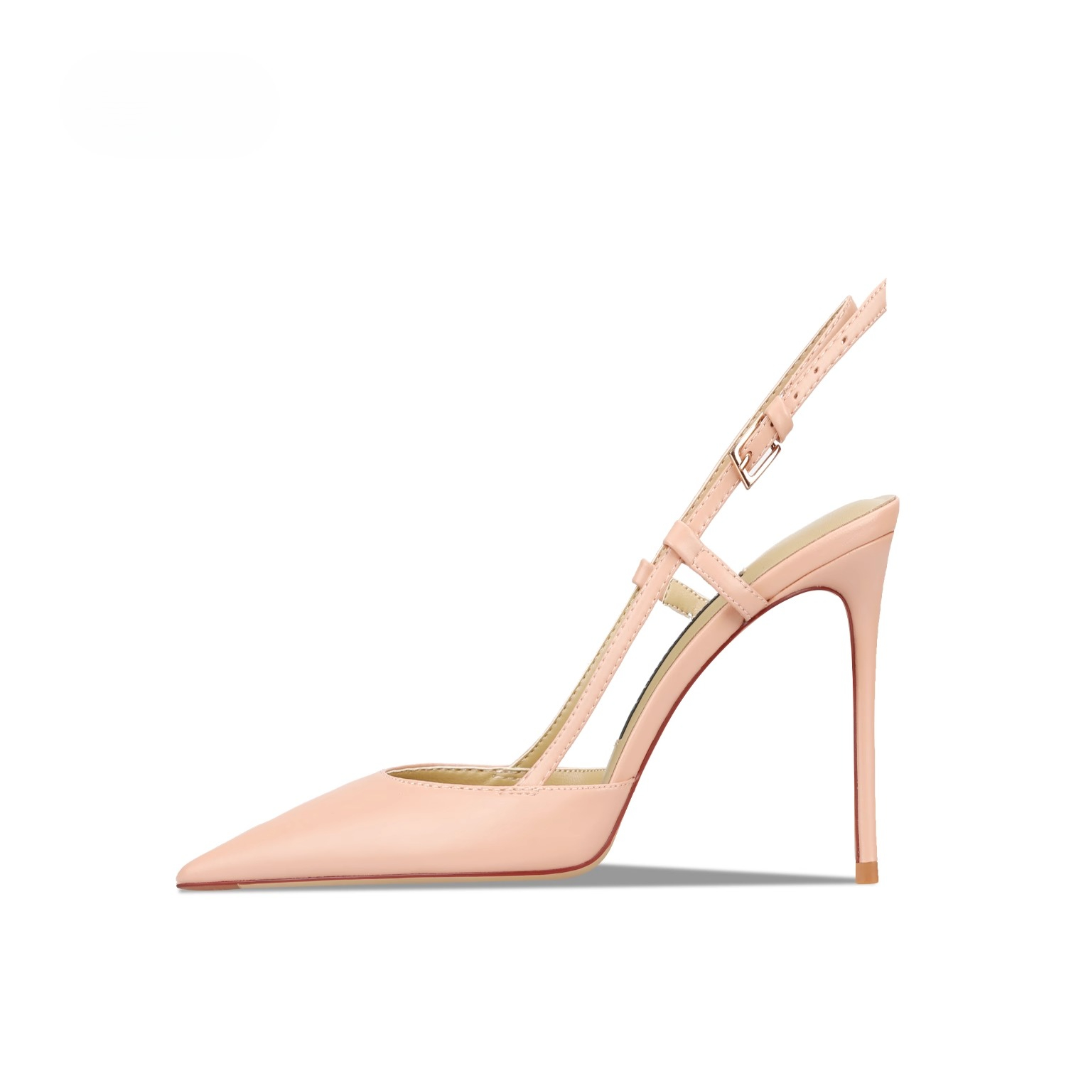 Bare leather edge buckle strai - Casual Sandal Leather avis et prix