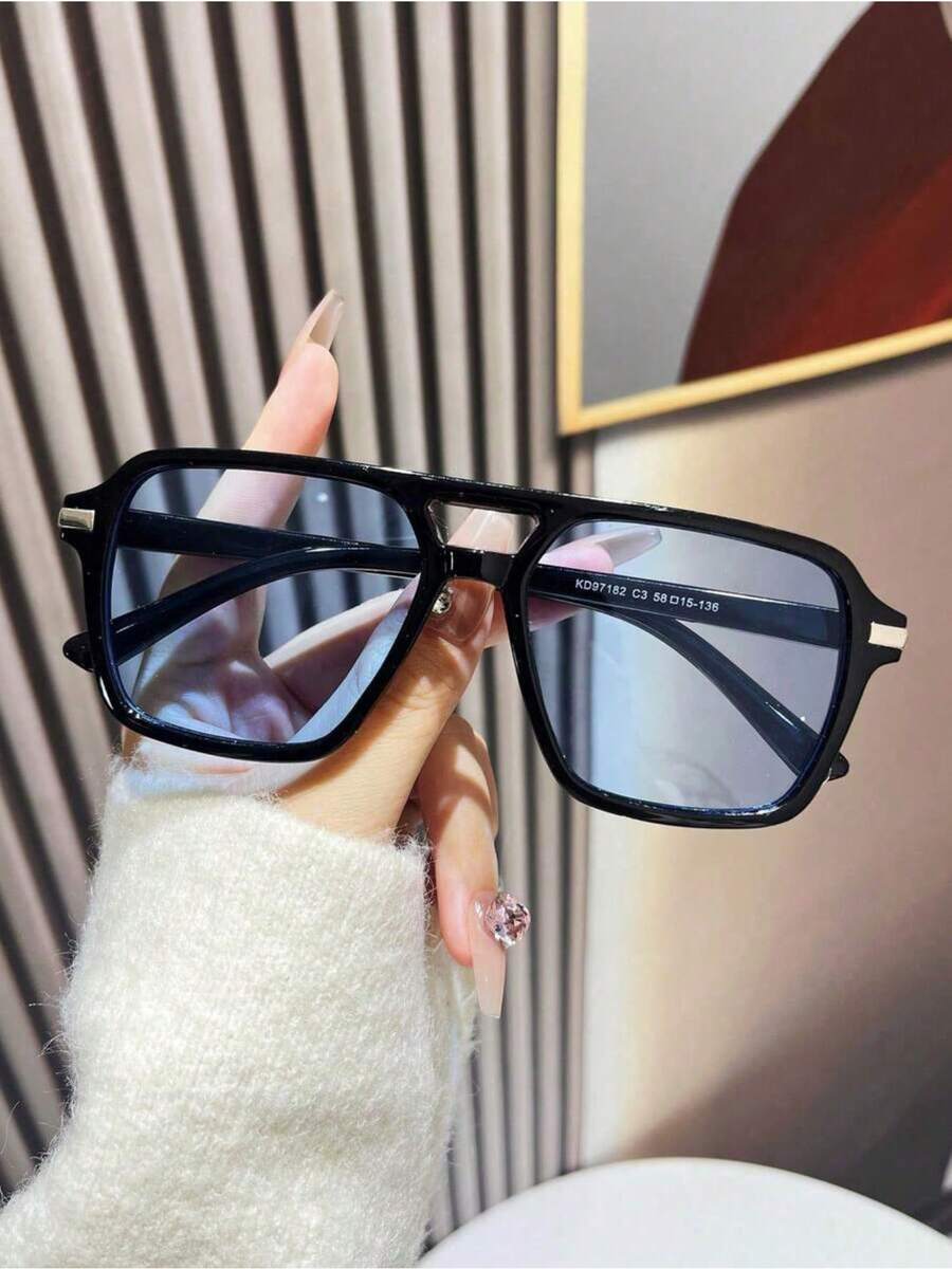 Fashion Double Bridge Aviator  - Sunglasses Aviator Polarized avis et prix