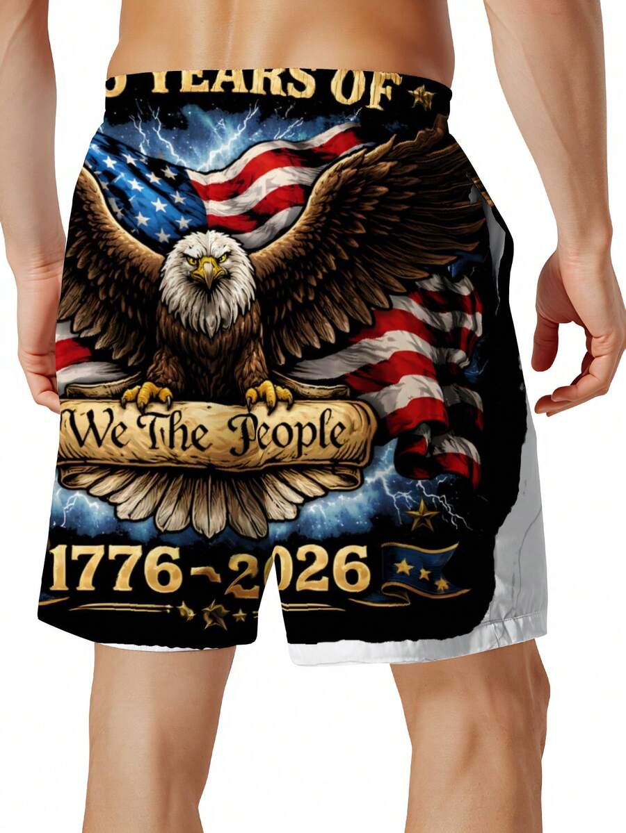 Patriotic Swim Trunks Men Beac - Swim Trunk Quick Dry avis et prix