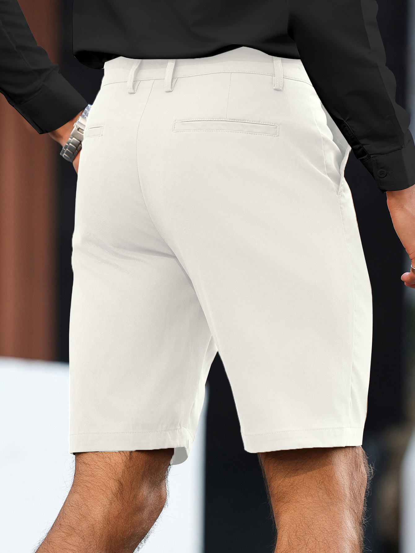 Men's Summer Stretch Chino Sho - Shorts Chino Slim avis et prix