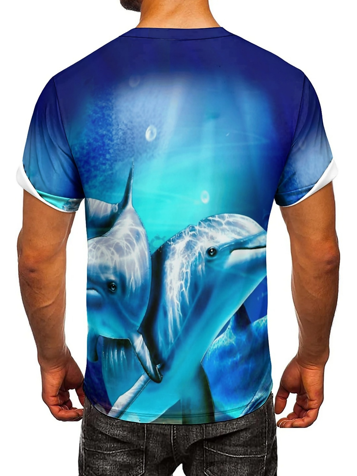 Men'S Ocean Animal Dolphin Pri - Tee Graphic Print avis et prix