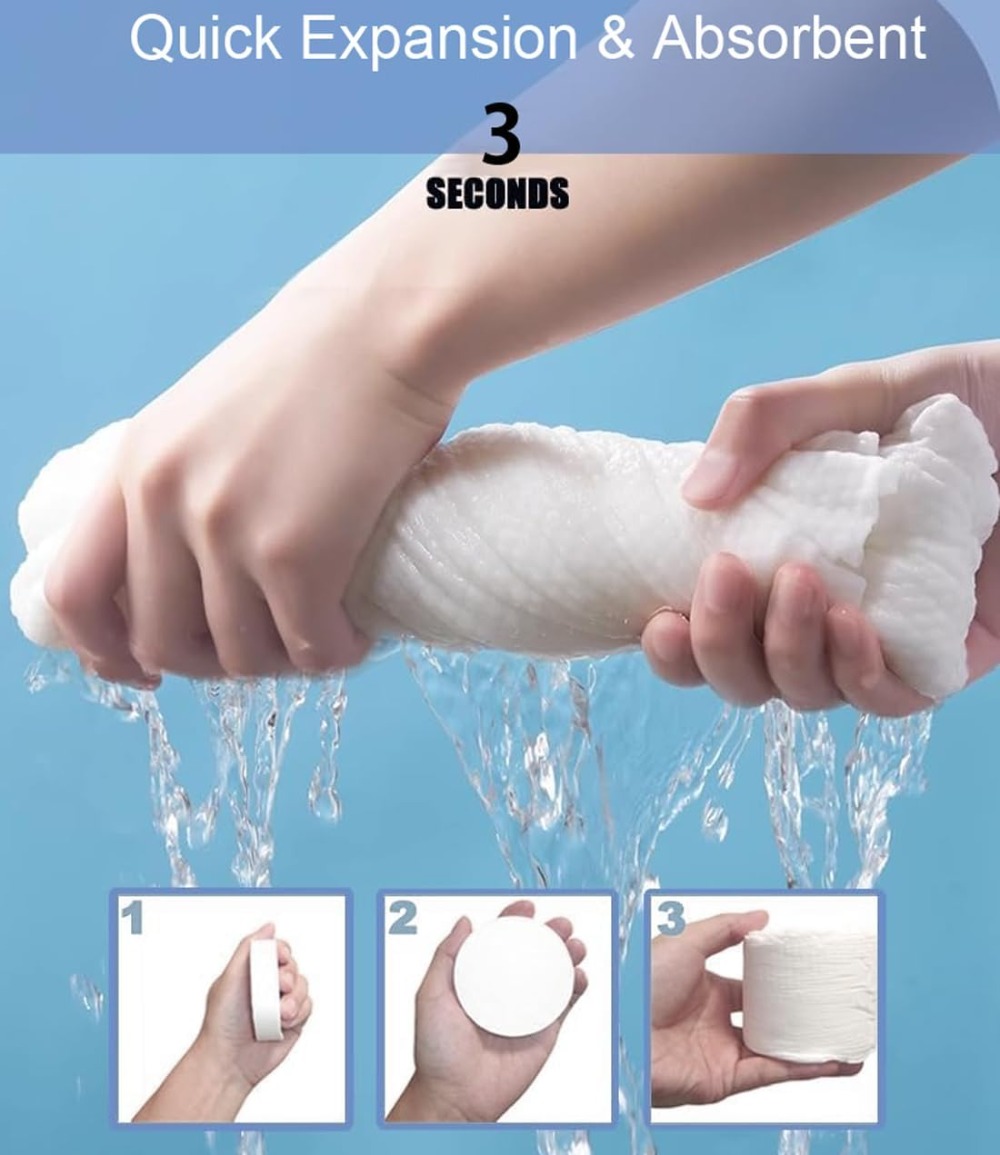 6 Packs Large Compressed Towel - Beach Towel Large avis et prix