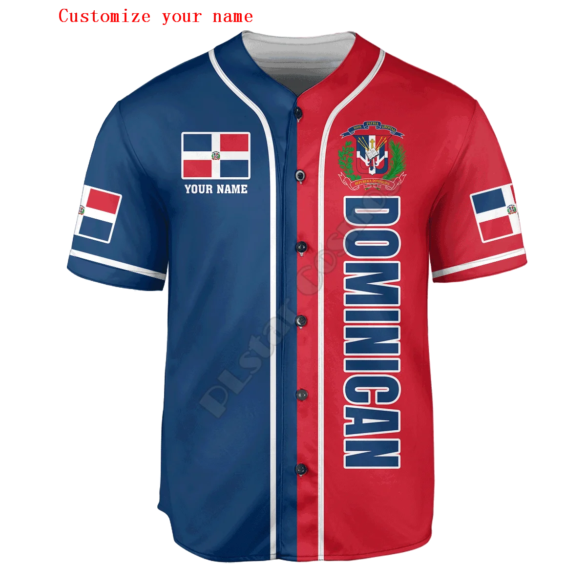 Dominican Half & Half Customiz - Shirt Camp Collar avis et prix