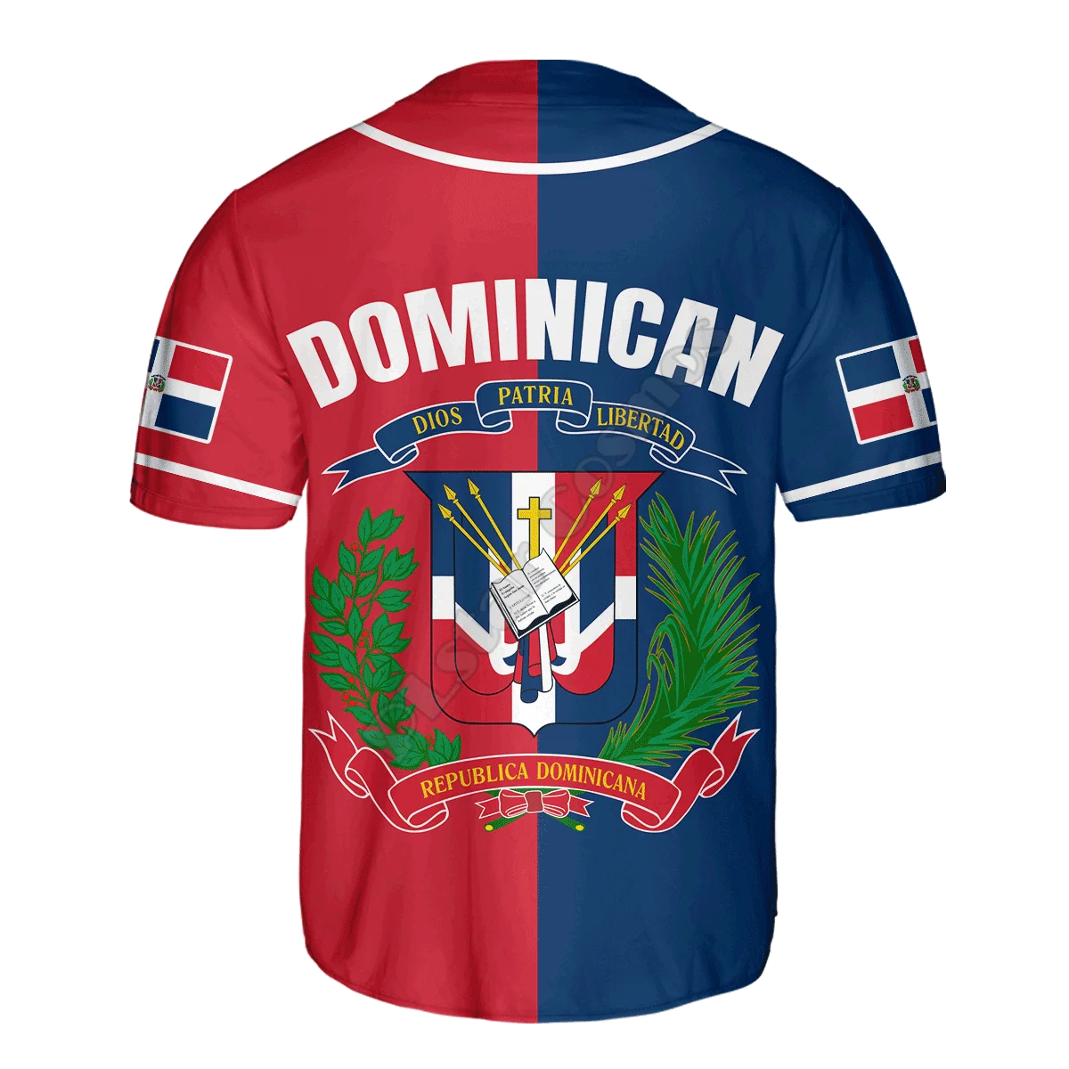Dominican Half & Half Customiz - Shirt Camp Collar avis et prix