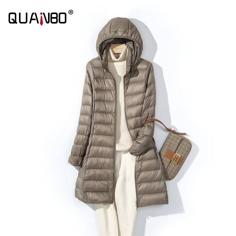 Women Long Puffer Jackets 2024 - Packable Hat Nylon avis et prix