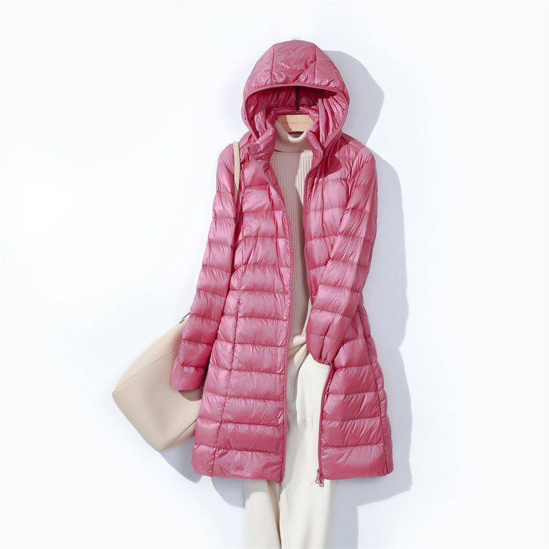 Women Long Puffer Jackets 2024 - Packable Hat Nylon avis et prix