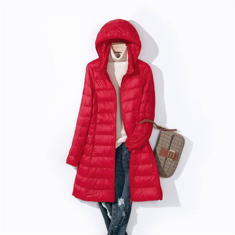 Women Long Puffer Jackets 2024 - Packable Hat Nylon avis et prix