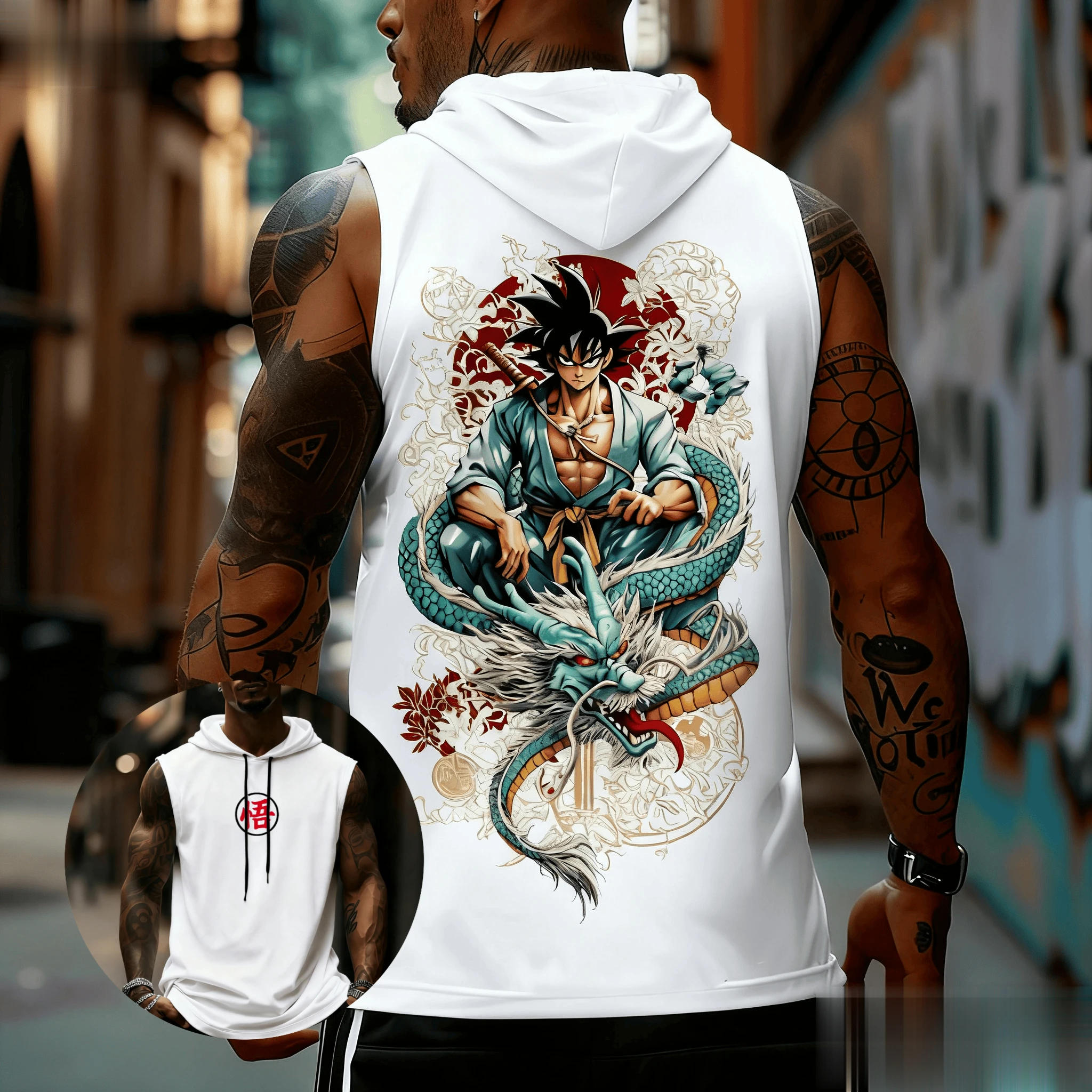 Dragon Ball Goku Anime Men Tan - Tank Top Muscle avis et prix