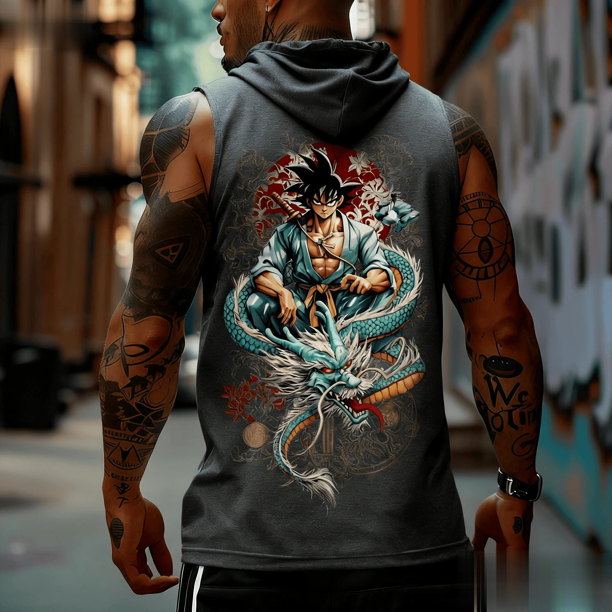 Dragon Ball Goku Anime Men Tan - Tank Top Muscle avis et prix