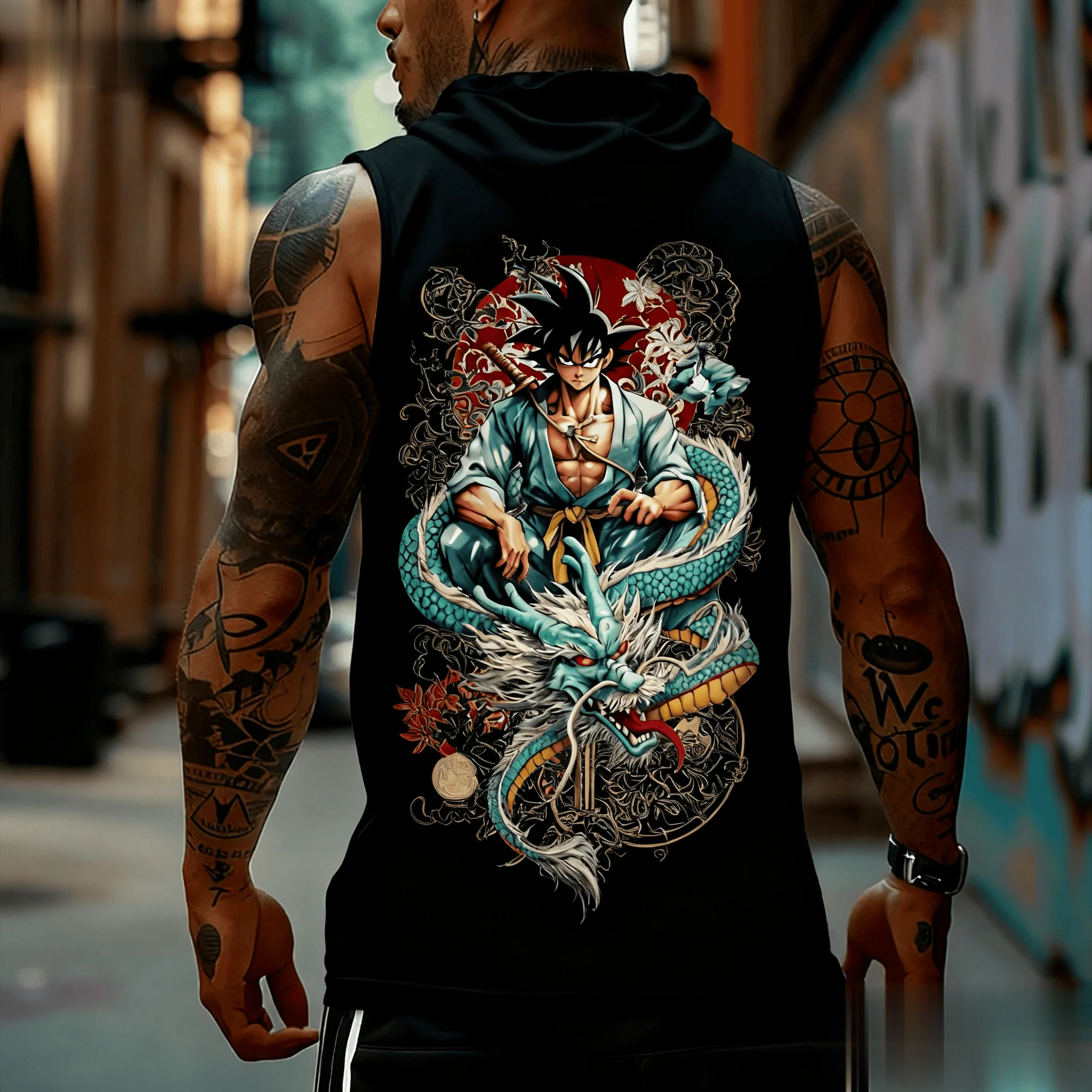 Dragon Ball Goku Anime Men Tan - Tank Top Muscle avis et prix