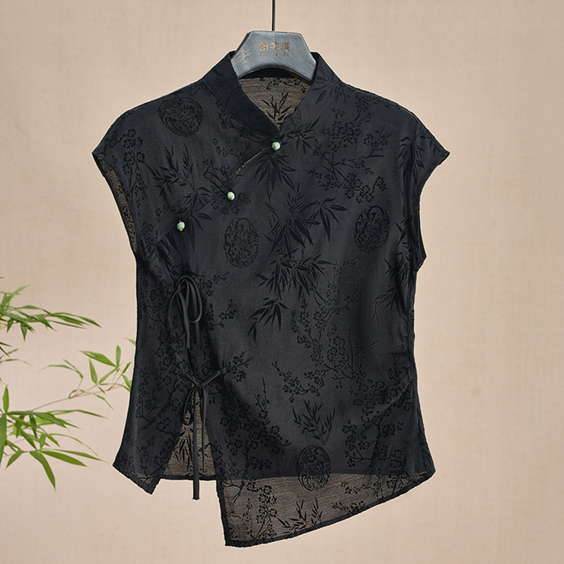 Retro Thin Shirt New Chinese S - Shirt Camp Collar avis et prix