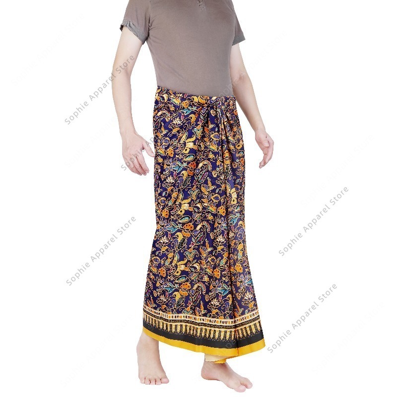 Batik Sarong Skirt for Beach W - Sarong Men Wrap avis et prix