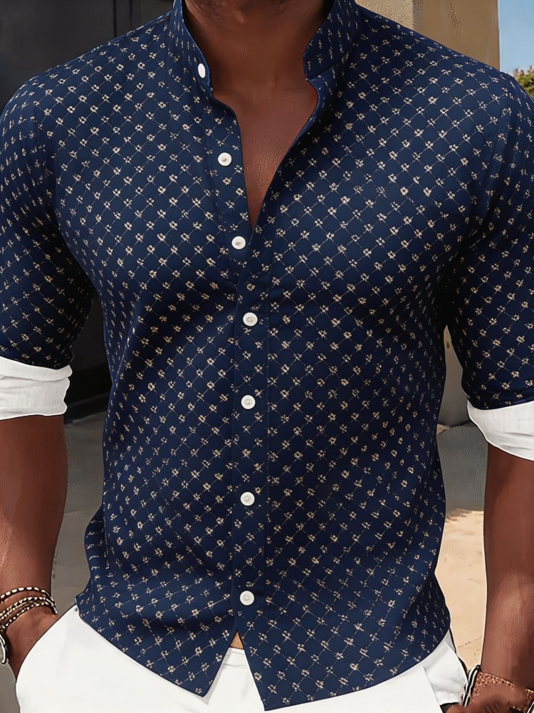 Mens Stylish Slim Fit Shirt Na - Resort Shirt Floral avis et prix