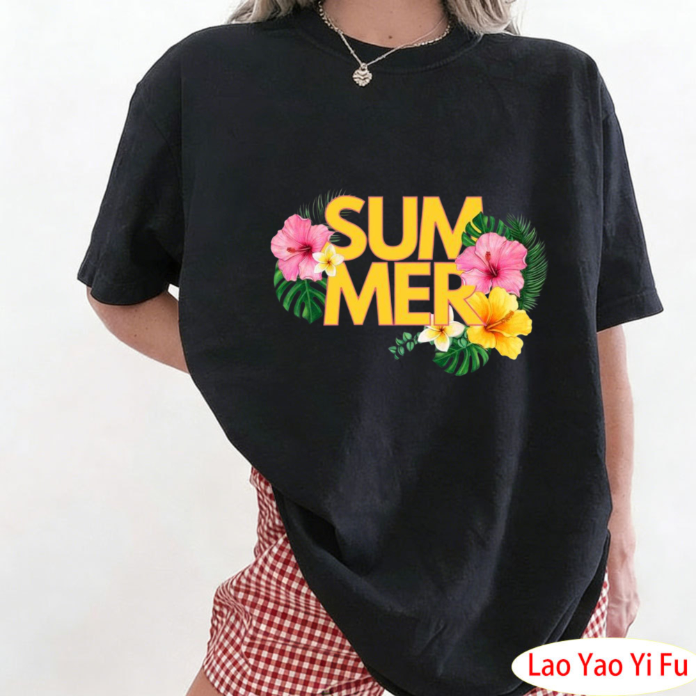 Summer Tropical Floral T-Shirt - Resort Shirt Floral avis et prix