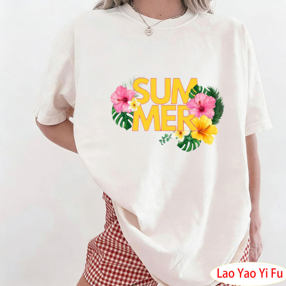 Summer Tropical Floral T-Shirt - Resort Shirt Floral avis et prix
