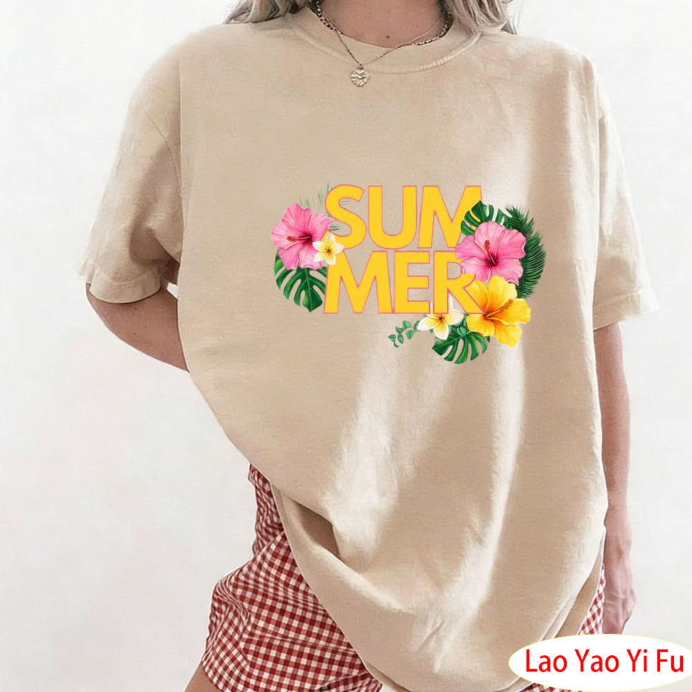 Summer Tropical Floral T-Shirt - Resort Shirt Floral avis et prix