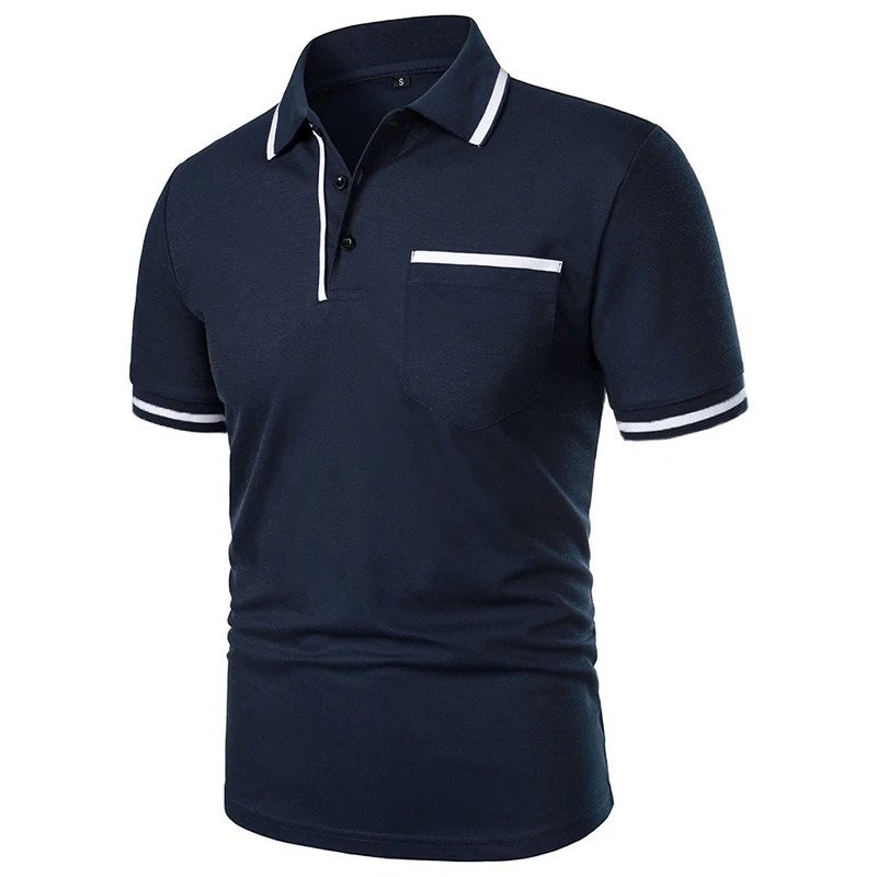 Summer Men's Short Sleeve Brea - Polo Shirt Pique avis et prix