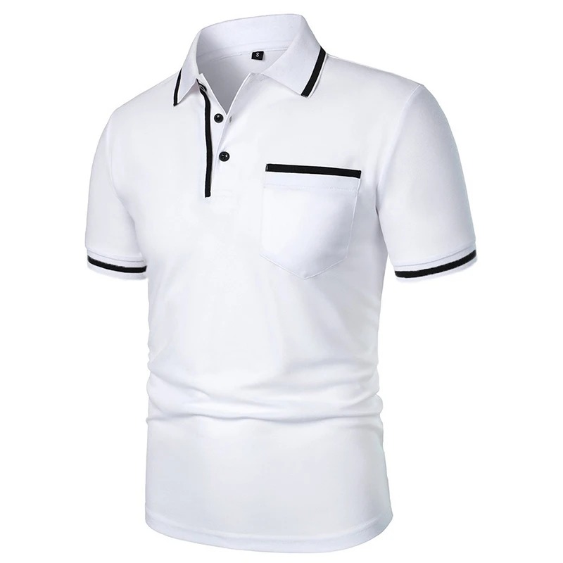 Summer Men's Short Sleeve Brea - Polo Shirt Pique avis et prix