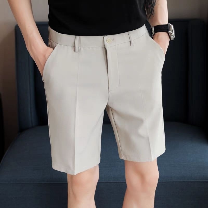 Men's Slim Fit Suit Shorts Sum - Shorts Chino Slim avis et prix