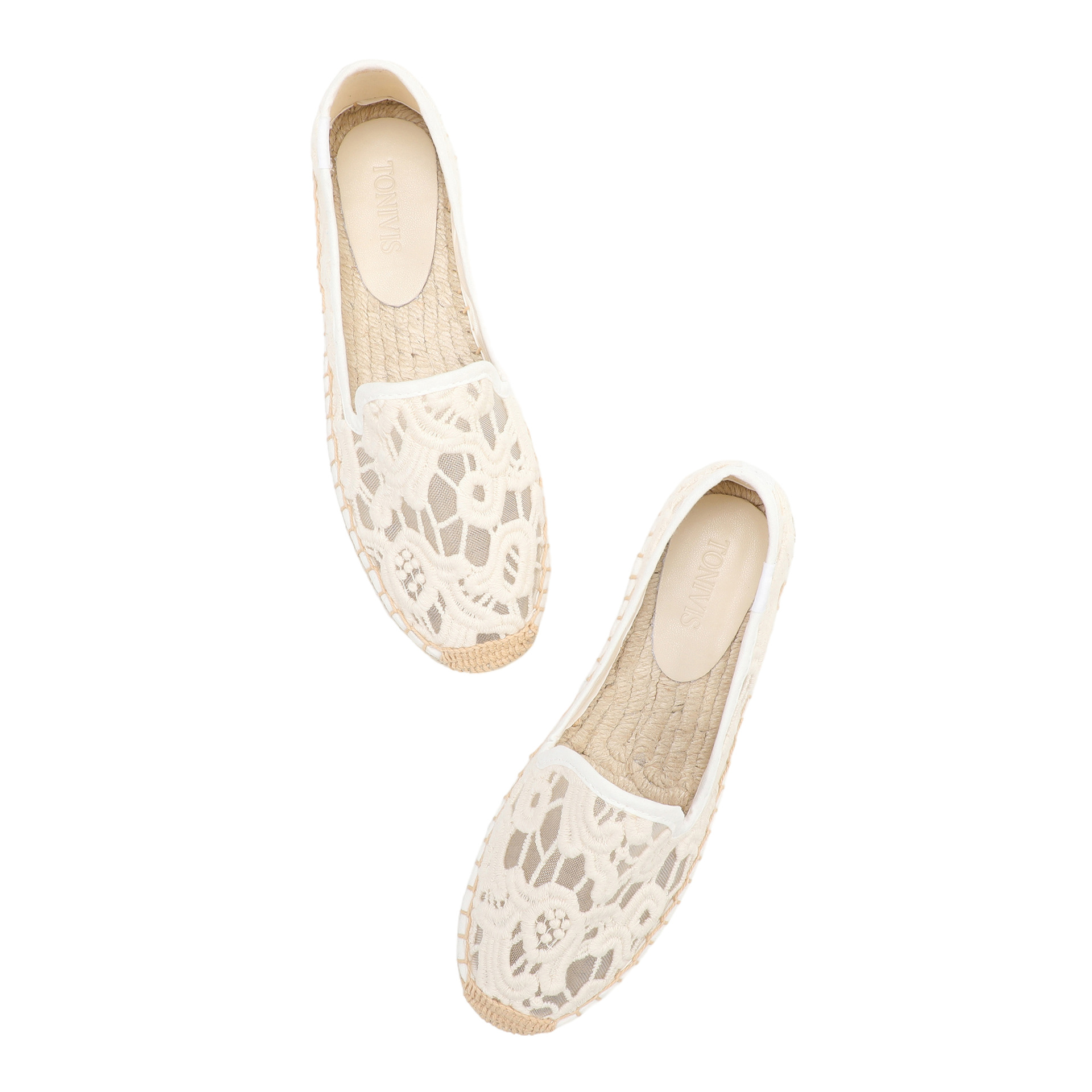 Women Lace Espadrilles Flats S - Espadrille Slip On avis et prix