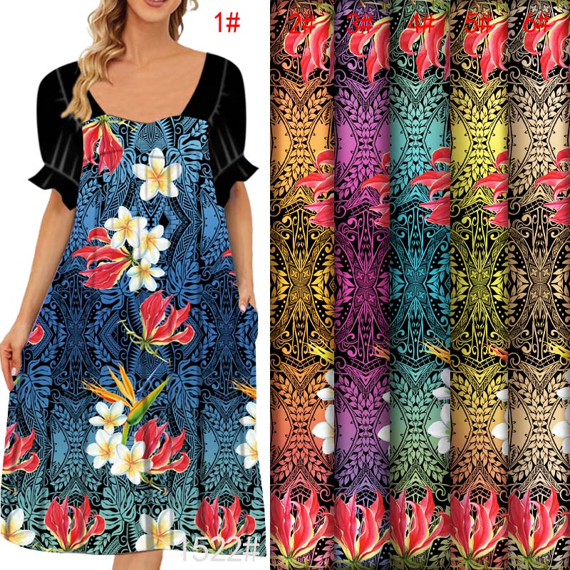 Hawaiian Tropical Floral Fabri - Resort Shirt Floral avis et prix