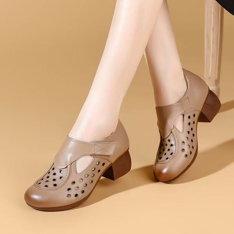 Women's Summer New Leather Hol - Casual Sandal Leather avis et prix