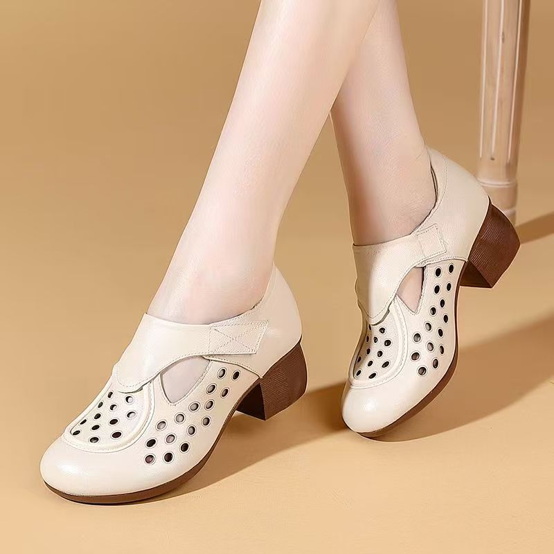 Women's Summer New Leather Hol - Casual Sandal Leather avis et prix
