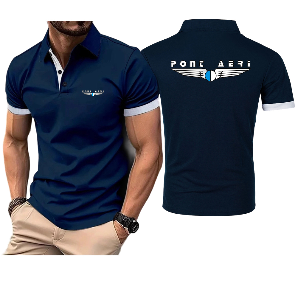 Disco Logo Pont Aeri CH Men's  - Polo Shirt Pique avis et prix