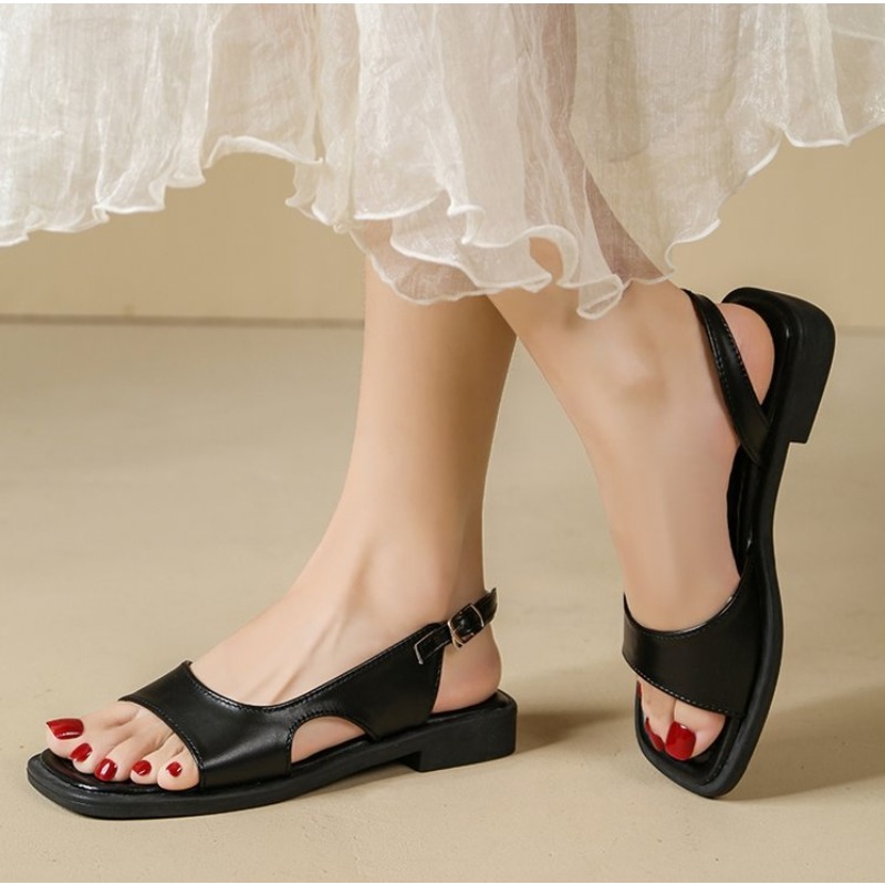 2026 summer retro women's sand - Casual Sandal Leather avis et prix