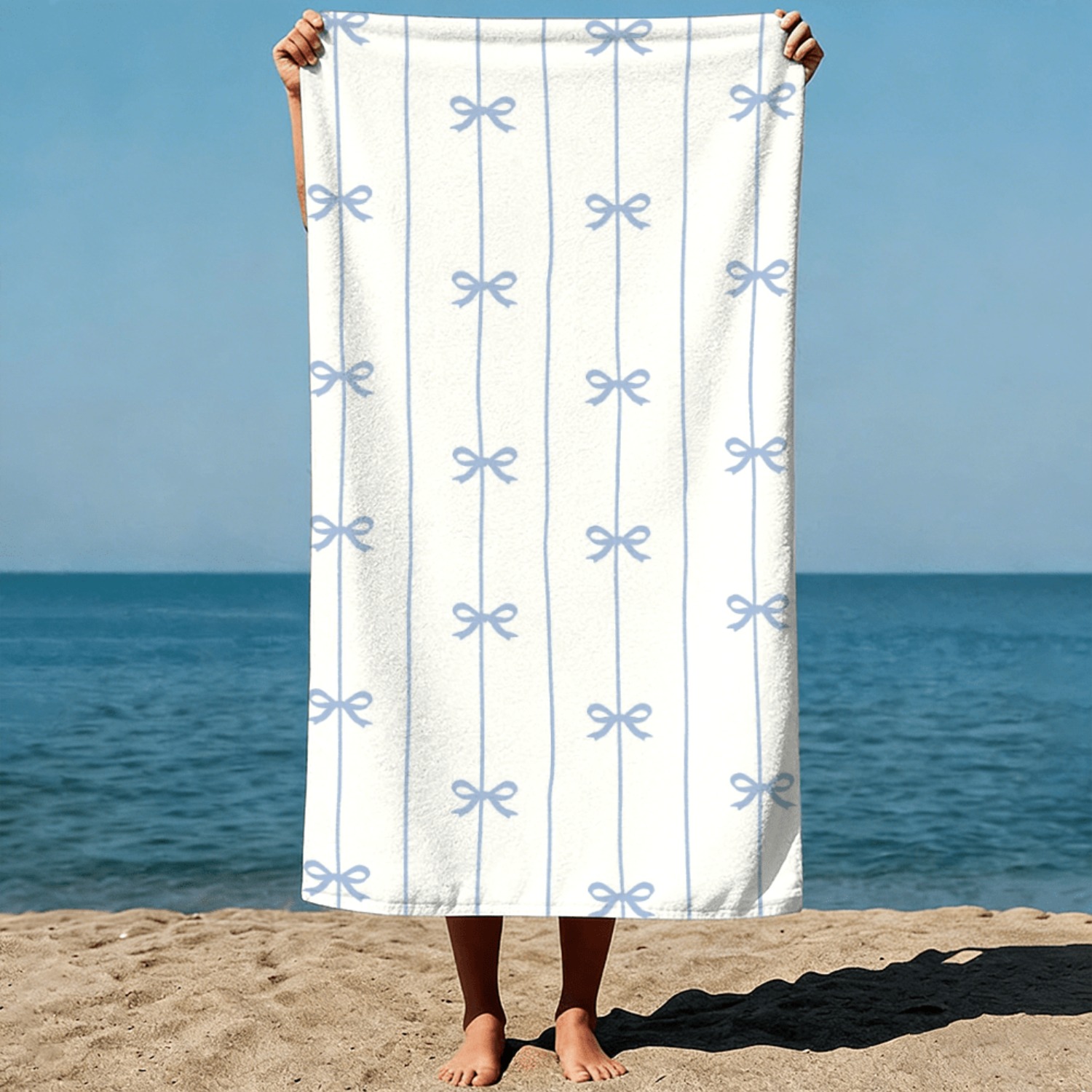 1pc Summer Beach Towel Blue Ri - Beach Towel Large avis et prix