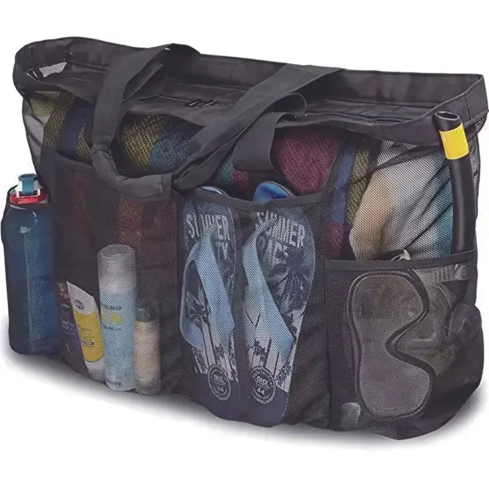 Large-Capacity Mesh Beach Hand - Beach Towel Large avis et prix