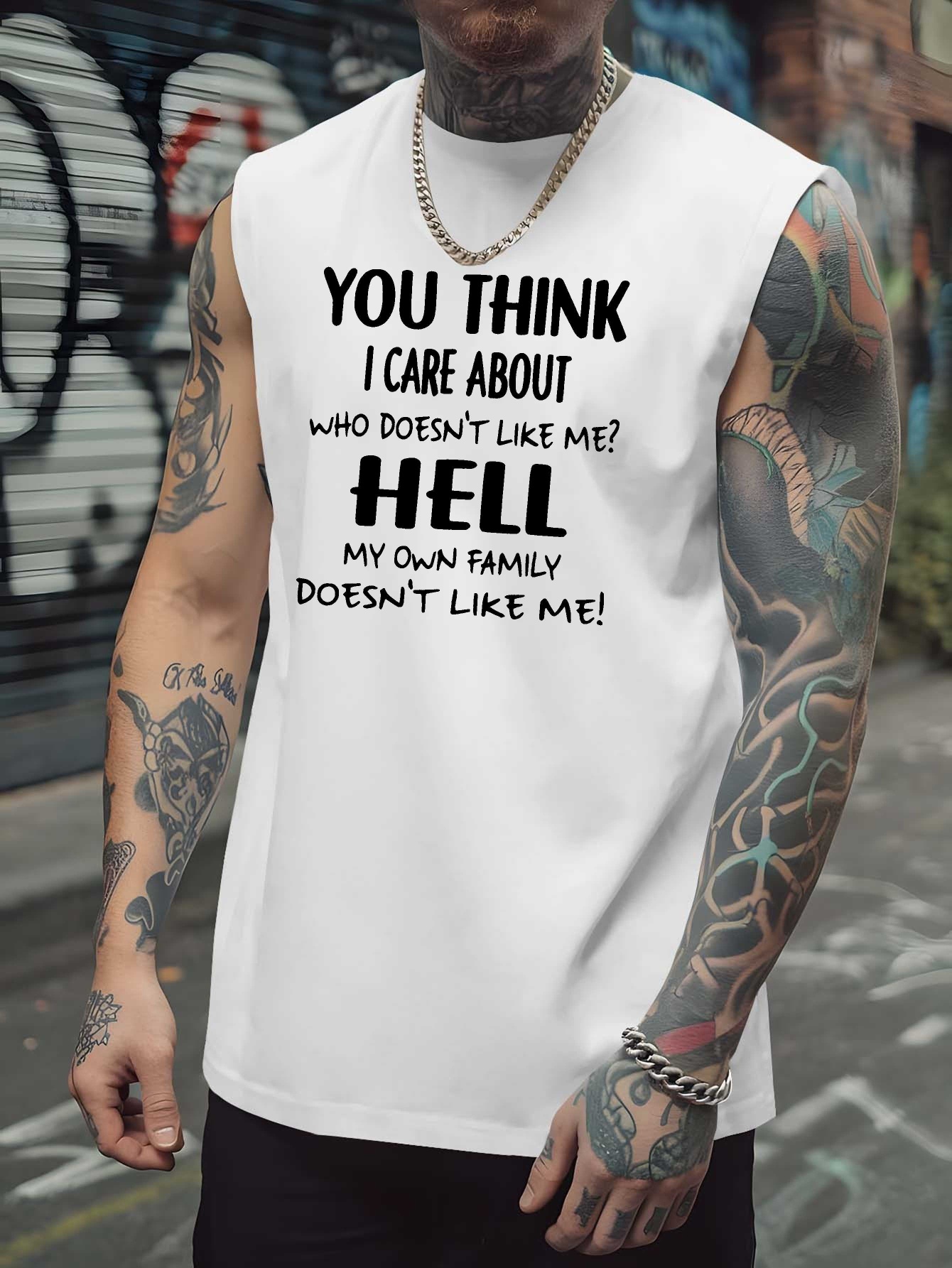 Men's Fun Quotes Sleeveless Mu - Tank Top Muscle avis et prix