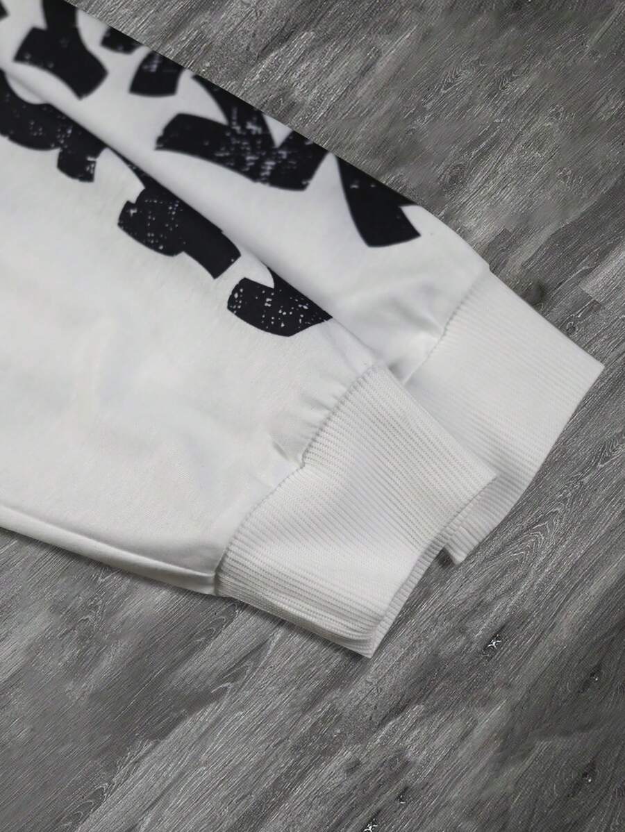 Men's Graphic Print Long Sleev - Tee Graphic Print avis et prix