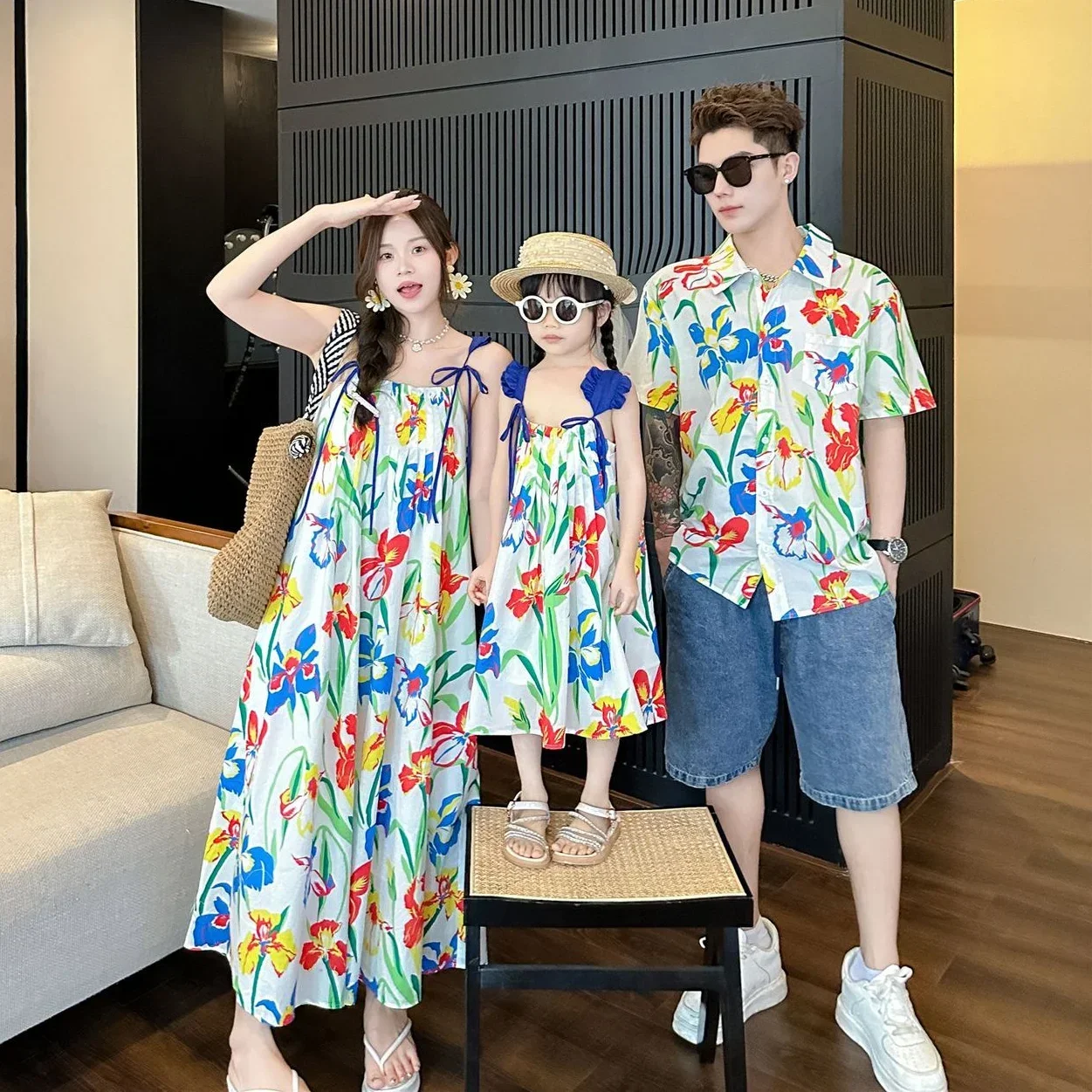 VacationClothes Korean Mommy a - Resort Shirt Floral avis et prix