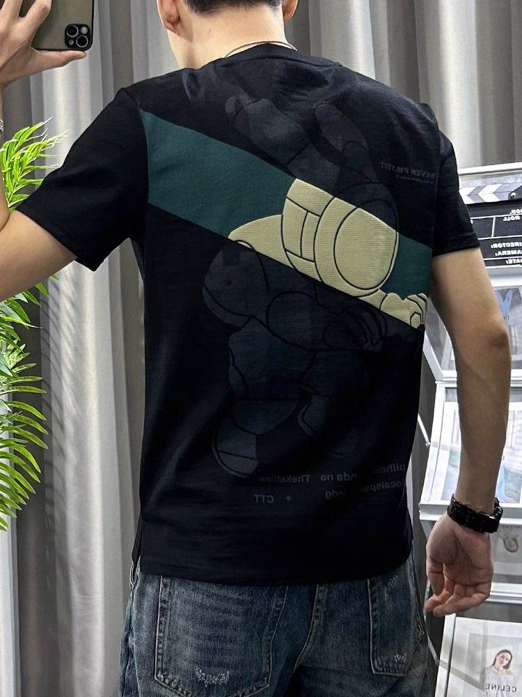 Male Tees Shirts White Linen T - Short Linen Drawstring avis et prix