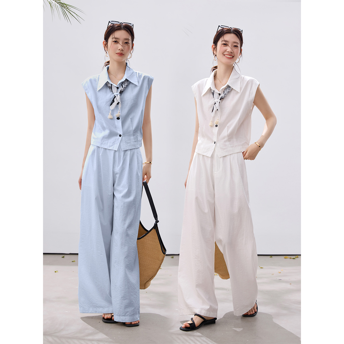 VIMLY Women's Casual Office Tw - Shirt Camp Collar avis et prix