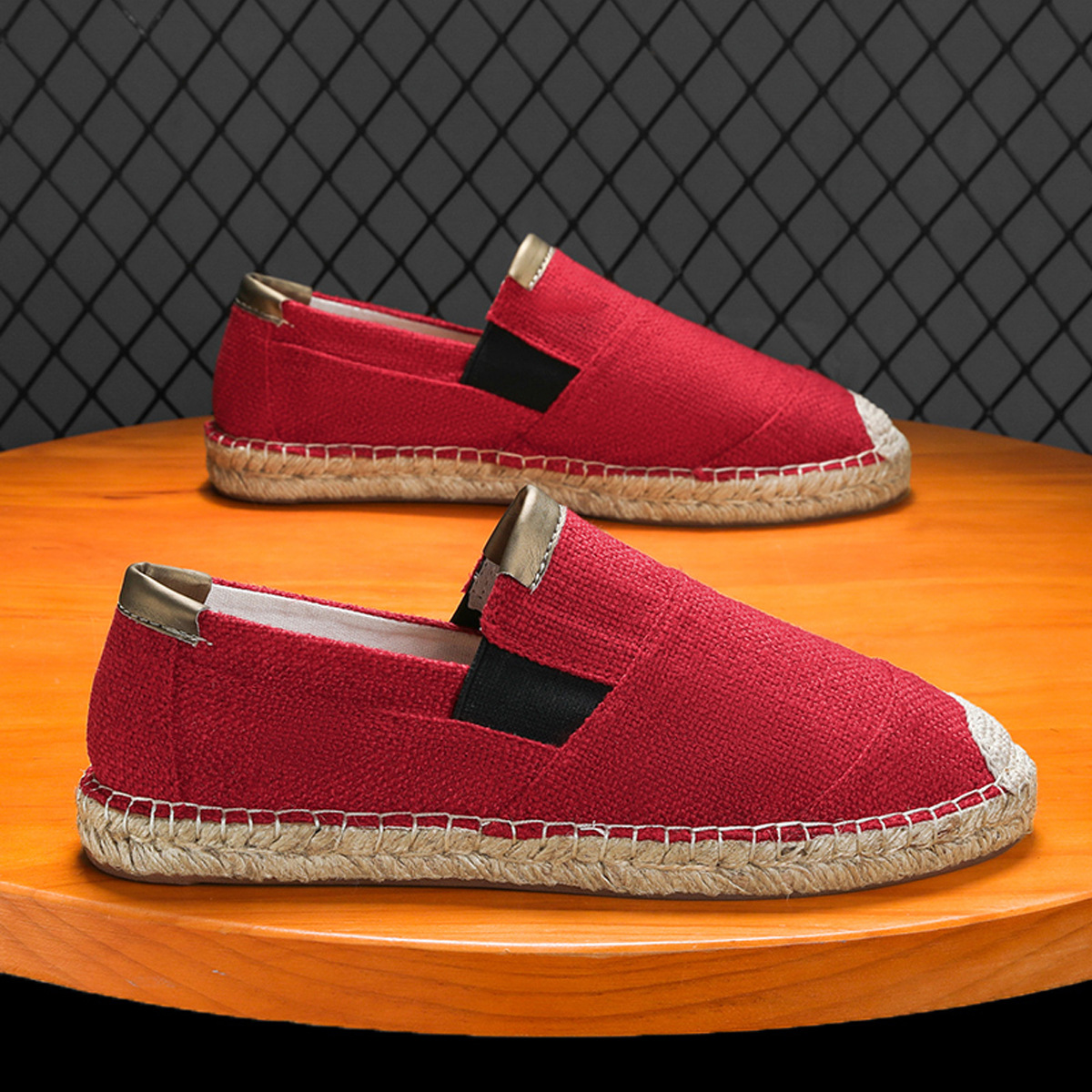 2025New Men Linen Casual Shoes - Espadrille Slip On avis et prix