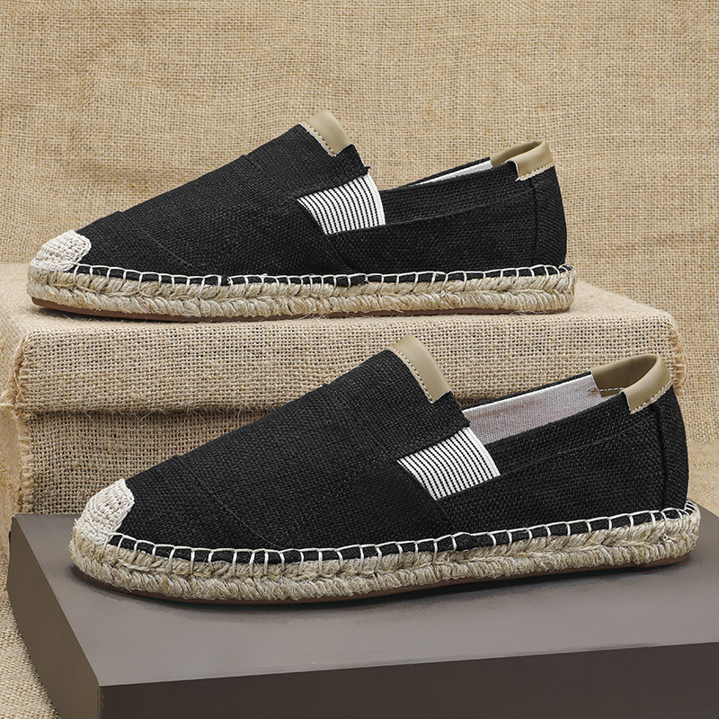 2025New Men Linen Casual Shoes - Espadrille Slip On avis et prix