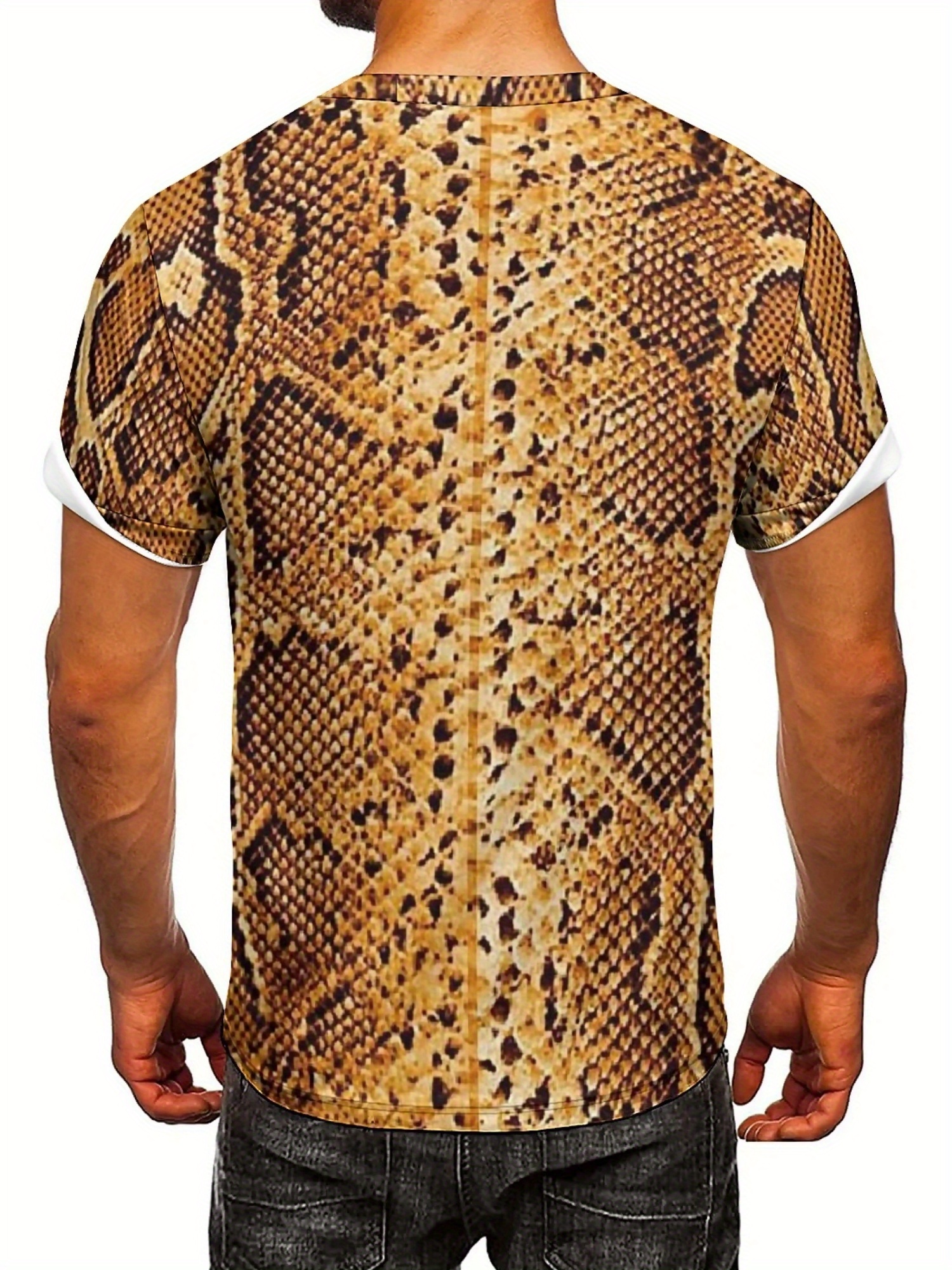 Men'S 3D Print Snake Graphic T - Tee Graphic Print avis et prix